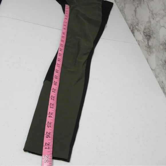 ATHLETA Highline Hybrid Ankle Tight Leggings Green and Black Size 2 - Picture 14 of 16